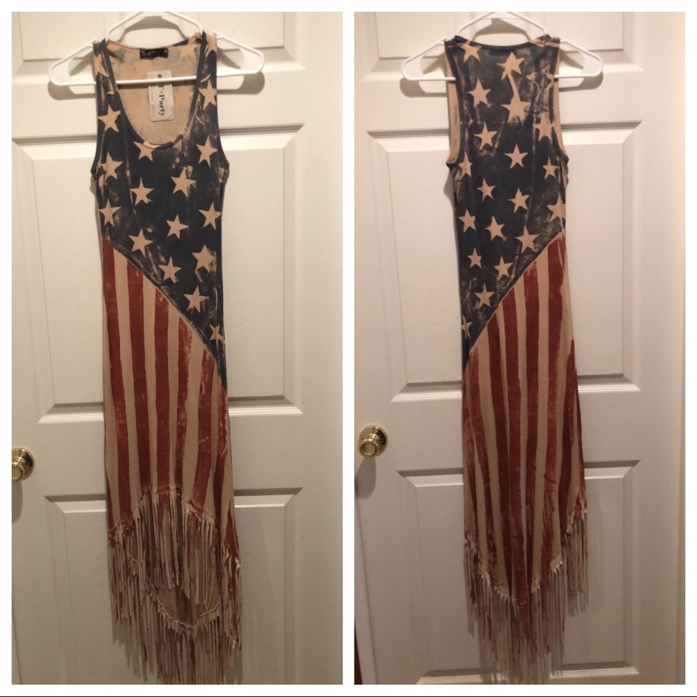T Party Fringe Dress